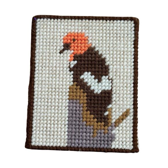 VTG Bird Cardinal Bluebird Square Tissue Box Cover Bathroom Decor Birder READ - Picture 2 of 10